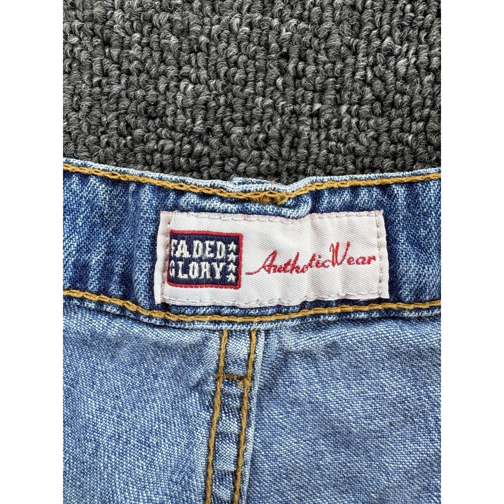 Faded Glory Size 11/12 Jeans Women's Denim Pants Straight Leg - Picture 2 of 4
